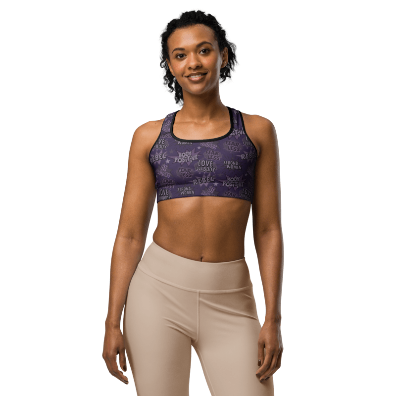 Empower Sports Bra in Purple